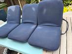 3 comfort seats blauw, Ophalen of Verzenden, Gebruikt, Interieur en Kussens