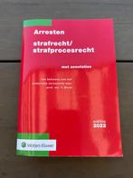 Arresten strafrecht/strafprocesrecht (ISBN: 9789013167337), Boeken, Studieboeken en Cursussen, Ophalen of Verzenden, Gelezen, WO