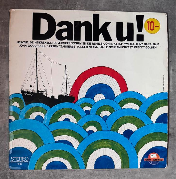 Dank U! - Radio Veronica LP, Cd's en Dvd's, Cd's | Overige Cd's, Zo goed als nieuw, Boxset, Ophalen of Verzenden