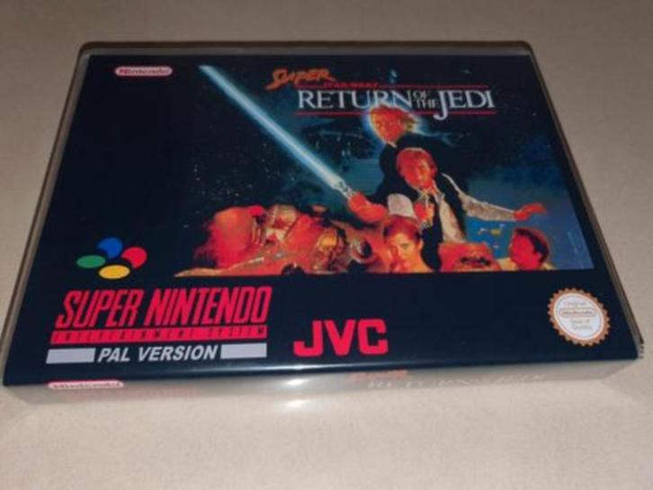 Super Star Wars Return of the Jedi SNES Game Case, Spelcomputers en Games, Games | Nintendo Super NES, Zo goed als nieuw, Verzenden