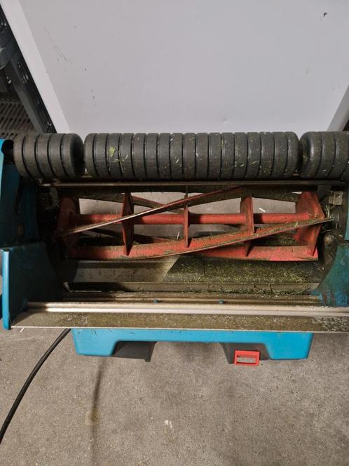Gardena grasmaaier op accu te koop, Tuin en Terras, Grasmaaiers, Gebruikt, Kooimesmaaier, Ophalen