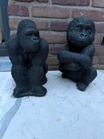 2 apen beton beelden, Tuin en Terras, Tuinbeelden, Ophalen