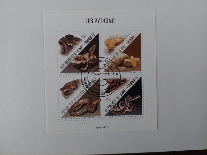 168 Reptiel, Reptielen, Slang, Slangen, Postzegels en Munten, Postzegels | Volle albums en Verzamelingen, Ophalen of Verzenden
