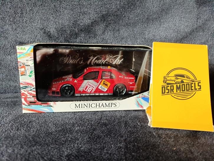 Minichamps Alfa Romeo 155 V6 TI - ZGAN, Hobby en Vrije tijd, Modelauto's | 1:43, Zo goed als nieuw, Auto, MiniChamps, Ophalen of Verzenden