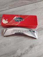 Mooie oude Popular mondharmonica, Muziek en Instrumenten, Blaasinstrumenten | Mondharmonica's, Ophalen of Verzenden, Zo goed als nieuw