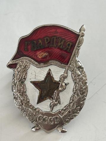 ZELDZAME Sovjet-Russische WW2 Combat Guard Gvardia-badge USS beschikbaar voor biedingen