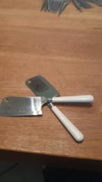 hakmesjes mini 2x kaasmesjes, Ophalen of Verzenden, Zo goed als nieuw, Rvs of Chroom, Los bestek