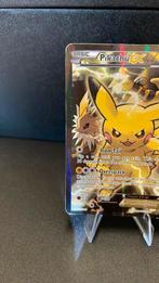 Pikachu EX - XY124 - Black Star Promo - Beschadigd, Ophalen of Verzenden, Zo goed als nieuw, Losse kaart