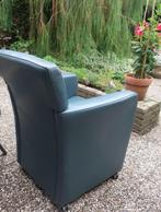 1  leren fauteuil, Huis en Inrichting, Fauteuils, Ophalen, Gebruikt, Minder dan 75 cm, Leer