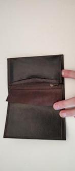 K323: Bruin PU lederen portemonnee met reptielprint, Ophalen of Verzenden, Zo goed als nieuw, Bruin, Overige merken