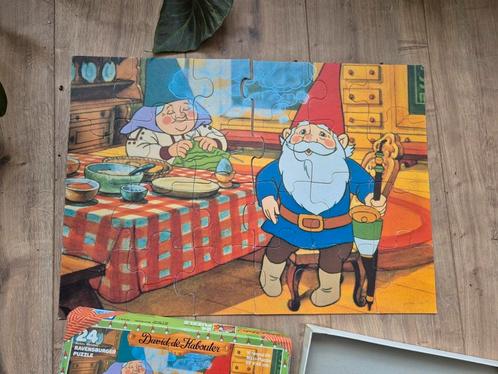 Grote vloerpuzzel, 68x48 cm, David de Kabouter, Kinderen en Baby's, Speelgoed | Kinderpuzzels, Gebruikt, 6 maanden tot 2 jaar