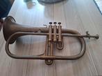 antieke bugel, Muziek en Instrumenten, Blaasinstrumenten | Trompetten, Ophalen of Verzenden, Gebruikt, Overige typen