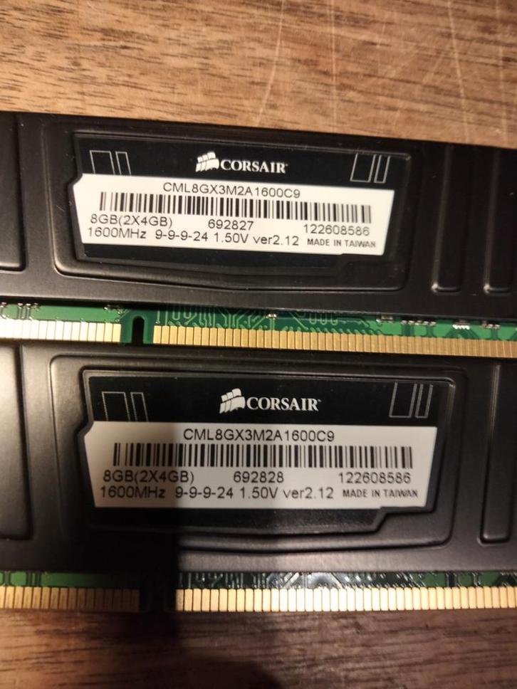 Diverse PC Onderdelen - CPU, RAM, SSD, Voeding, Computers en Software, RAM geheugen, Gebruikt, Ophalen of Verzenden