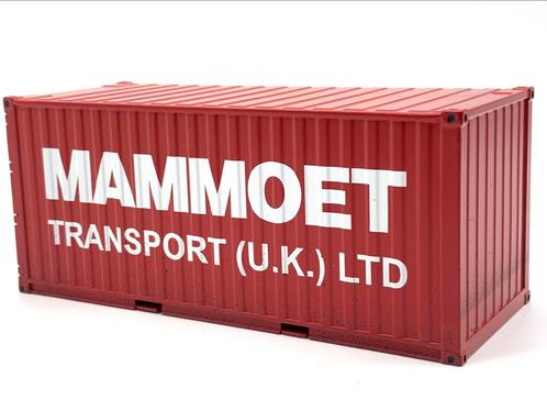 WSI 20 ft. container MAMMOET LADING dirty uitvoering, Hobby en Vrije tijd, Modelauto's | 1:50, Nieuw, Bus of Vrachtwagen, Wsi