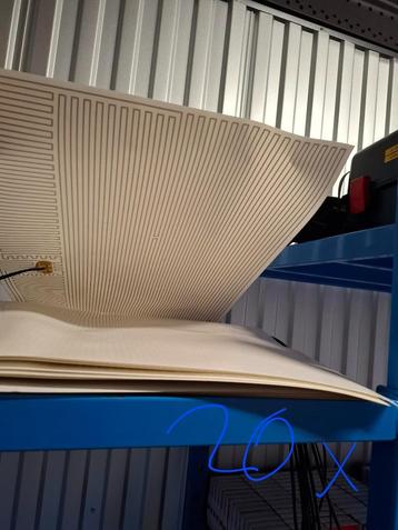 20x verwarmingsmat Thermo GmbH 300W / 230V beschikbaar voor biedingen