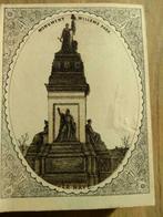 46 / Den Haag Monument in Willemspark kleine Litho 1875, Antiek en Kunst, Kunst | Litho's en Zeefdrukken