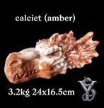 zeer grote calciet draak 24 cm 3.2kg draken deal edelstenen, Ophalen of Verzenden