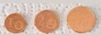 (1,2,5) Eurocent van Alle Eurolanden (1999 t/m 2023) UNC, Postzegels en Munten, Monaco, Losse munt, Verzenden