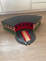 BRIO Treinremise - Met draaischijf en 5 deuren. Compleet!, Ophalen of Verzenden, Zo goed als nieuw