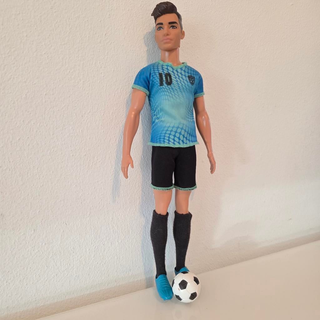 Ken Voetballer Pop, Ophalen of Verzenden, Zo goed als nieuw, Barbie