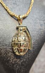Mooie Granaat 14k gouden hanger, Ophalen of Verzenden, Nieuw, Goud, Goud