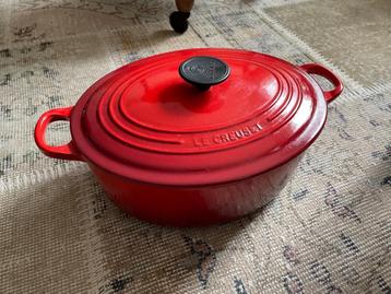 Le Creuset 29cm Ovaal Geëmailleerd Gietijzeren Braadpan beschikbaar voor biedingen