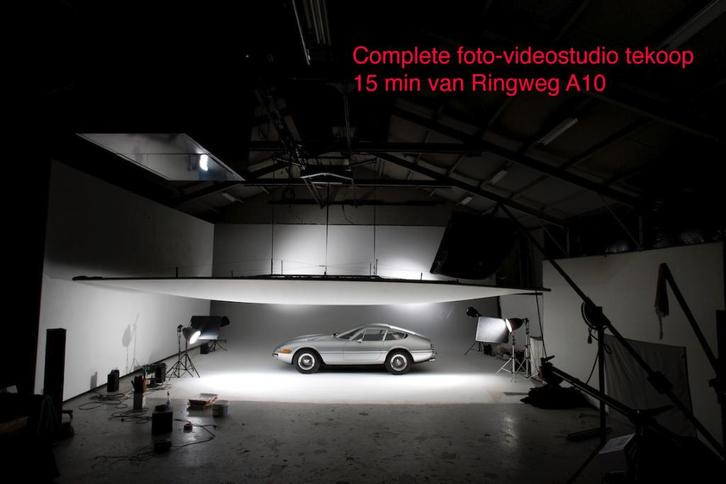 Foto-video studio te koop kompleet met apparatuur, Audio, Tv en Foto, Fotografie | Fotostudio en Toebehoren, Gebruikt, Complete fotostudio