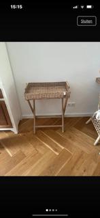 Riviera maison rustic rattan trolley, Huis en Inrichting, Tafels | Sidetables, 50 tot 100 cm, Ophalen of Verzenden, Zo goed als nieuw