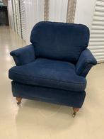 _Klassieke fauteuil | donkerblauw, Ophalen, Gebruikt, Klassiek, 75 tot 100 cm