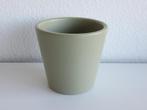 bloempot pistachegroen 15 cm, Rond, Binnen, Ophalen of Verzenden, Zo goed als nieuw