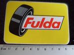 sticker Fulda logo autobanden banden tyres, Verzenden, Zo goed als nieuw, Merk