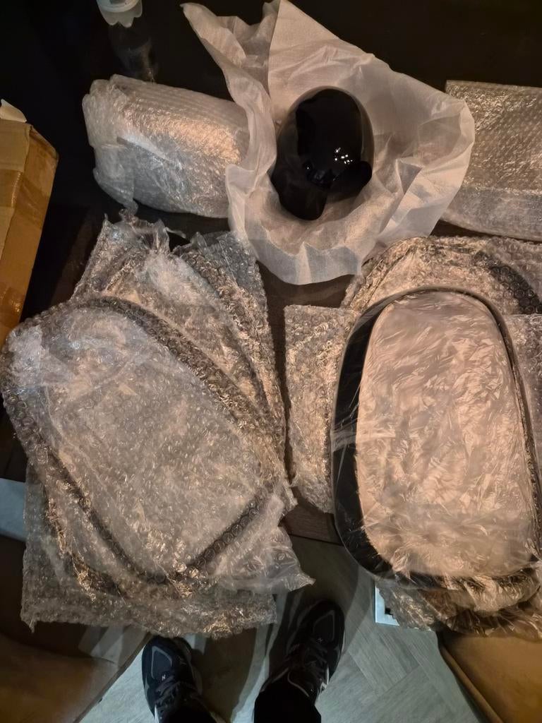 Spiegelkappen en koplamp ringen achterlicht ringen zwart, Ophalen of Verzenden, Nieuw, Mini