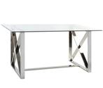Mooie gebruikte eettafel 160 cm, Ophalen, Gebruikt, 50 tot 100 cm, Vijf personen of meer