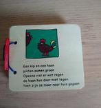 Houten Versjes Boek - Kip en Haan, Ophalen of Verzenden, Gelezen, Uitklap-, Voel- of Ontdekboek, 1 tot 2 jaar