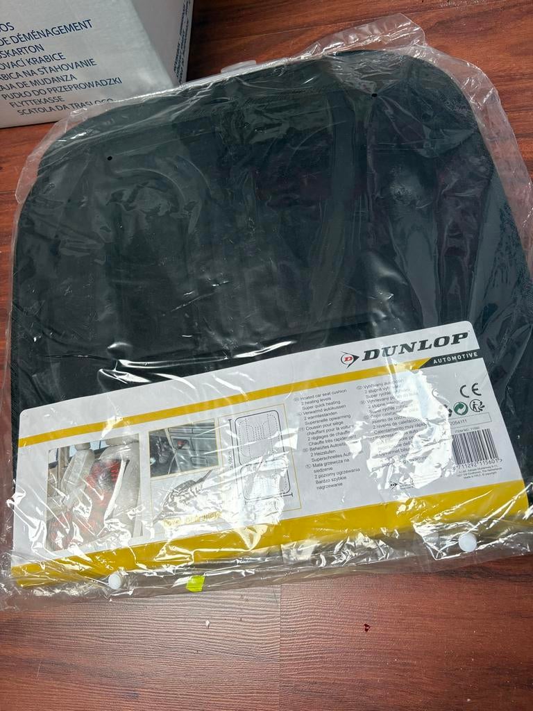 2x Dunlop Verwarmd Autostoelkussen - Nieuw in Verpakking, Ophalen of Verzenden, Nieuw
