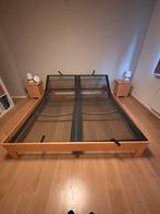 Auping Auronde 2-persoons bed 180x210, Huis en Inrichting, Ophalen, Bruin, 210 cm, Tweepersoons