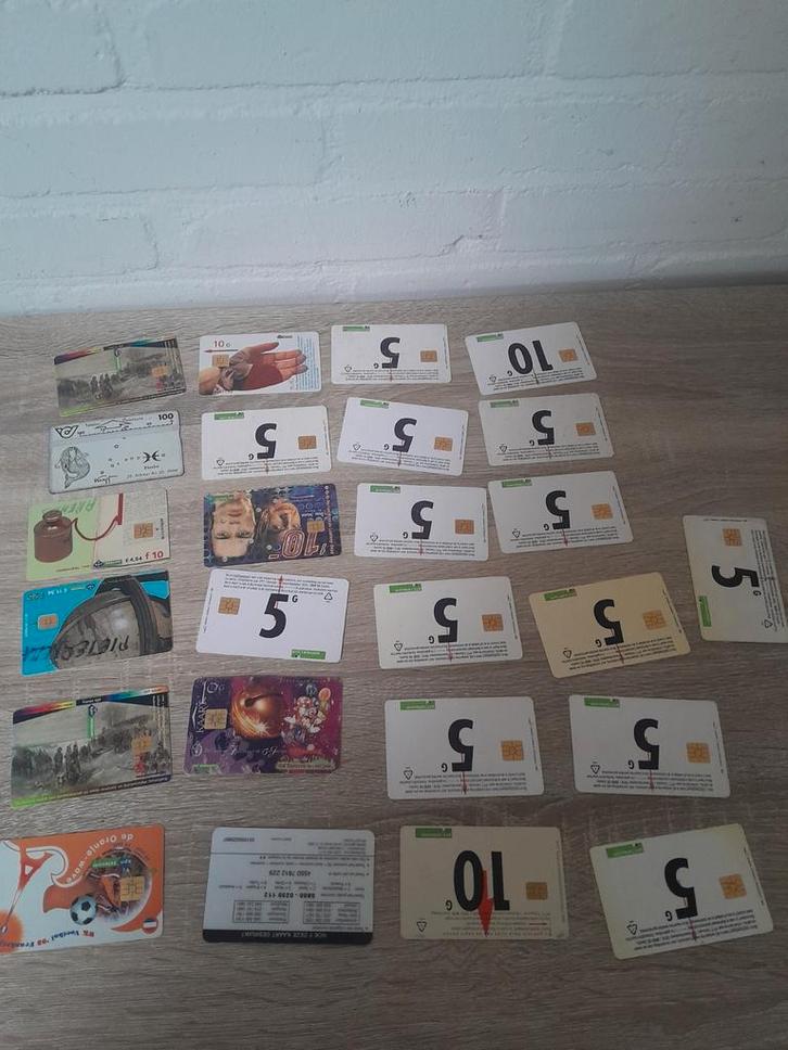 25 Oude Telefoonkaarten - Verzameling, Verzamelen, Telefoonkaarten, Ophalen