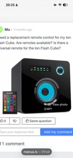 ION FLASHCUBE, Ophalen, Gebruikt