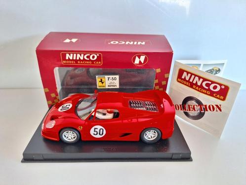 Ninco Ferrari F_50 Ref Nr 50123 Met Mini Catalogus, Kinderen en Baby's, Speelgoed | Racebanen, Nieuw, Racebaan, Elektrisch, Overige merken