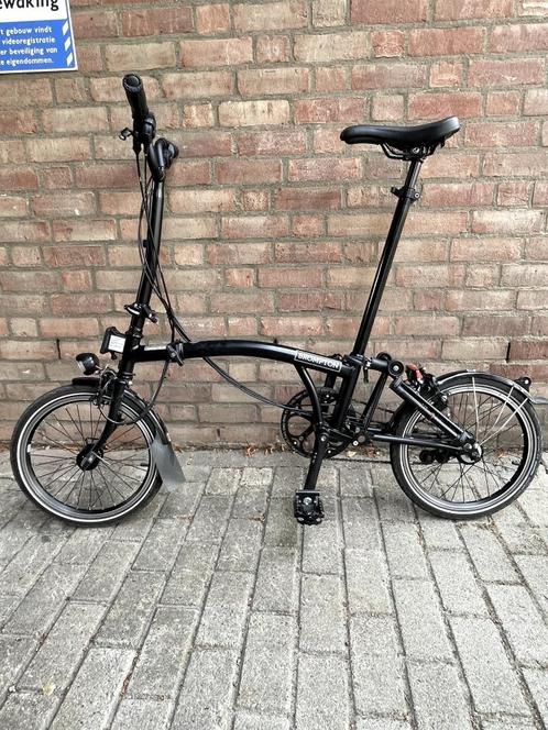 Brompton C-Line vouwfiets (telescopische zadelpen), Fietsen en Brommers, Fietsen | Vouwfietsen, Zo goed als nieuw, Brompton, 16 tot 18 inch