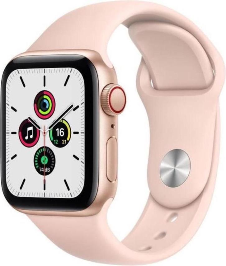 Apple Watch SE A2355 (GPS + Cellular) – 40mm – Roségoud, Sieraden, Tassen en Uiterlijk, Smartwatches, Zo goed als nieuw, iOS, Roze