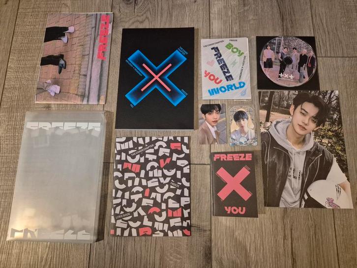KPOP The Chaos Chapter Freeze, You edition, TxT, Verzamelen, Muziek, Artiesten en Beroemdheden, Zo goed als nieuw, Overige typen