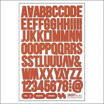 Simple Stories Snap Bold Alphabet Stickers #7077/8 beschikbaar voor biedingen