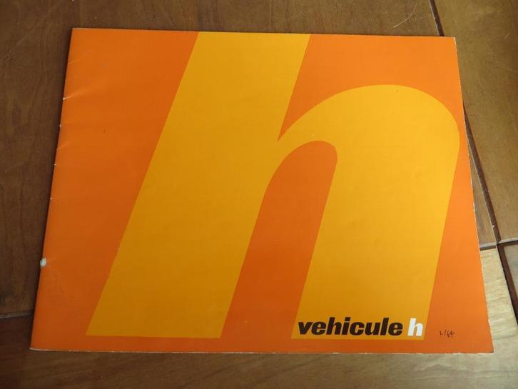 Folder Citroen H bestelauto's, Citroen HZ, Citroen HY 1964, Boeken, Auto's | Folders en Tijdschriften, Zo goed als nieuw, Citroën