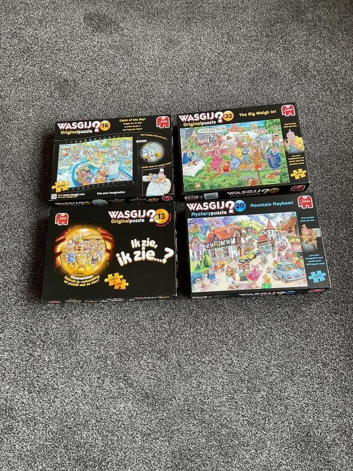 Mysterie Puzzel en Original puzzels van Wasgy 1000 stukjes, Hobby en Vrije tijd, Denksport en Puzzels, Zo goed als nieuw, Legpuzzel