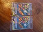 2x Moltres zapdos en Articuno Tag team SM210, Ophalen of Verzenden, Zo goed als nieuw, Losse kaart, Foil