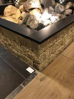 muurafdekker vijverrand afdekplaat zwart basalt natuursteen, Ophalen, Nieuw