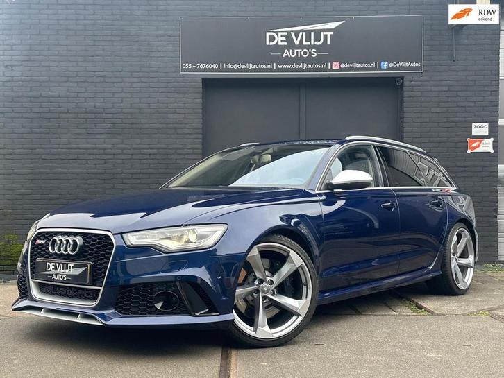 Audi A6 Avant 4.0 TFSI RS 6 quattro | Navi | Leer | Climate, Auto's, Audi, Bedrijf, Te koop, RS6, 4x4, ABS, Achteruitrijcamera