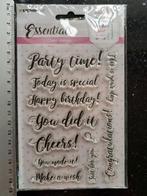 STUDIOLIGHT STEMPEL TEKST KAARTEN MAKEN STUDIO LIGHT, Hobby en Vrije tijd, Ophalen of Verzenden, Nieuw, Clearstamp