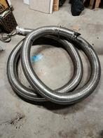 Rvs rookkanaal 9 meter, Doe-het-zelf en Verbouw, Buizen en Afvoer, Ophalen, Rvs, 80 mm of meer, Overige typen